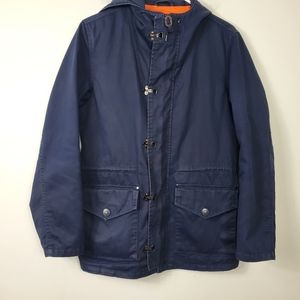 J. Crew Authentic Outerwear Utility Jacket Womens Size XS Navy Blue Barn Chore